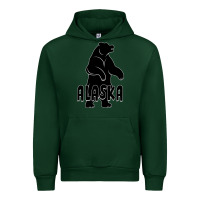 Forest Green Alaska Bear Urban Hoodie - Bettercallsaul