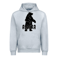 Heather Grey Alaska Bear Urban Hoodie - Bettercallsaul