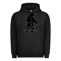 Pigment Black Alaska Bear Urban Hoodie - Bettercallsaul