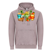 Vintage Zinc mango farm fresh coffee cups Vintage Hoodie - Zillion Design Studio
