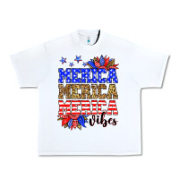 White Merica merica merica vibes Urban Heavy Tee - Neo Western