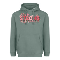 Sage she is strong proverbs 31 25 Heavyweight Hoodie - MaliasSmallBusiness