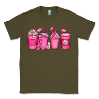 Army Green breast cancer coffee cups Classic Tee - JahusDesignShop