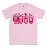 Bubblegum Pink breast cancer coffee cups Classic Tee - JahusDesignShop