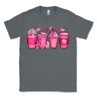 Charcoal Heather breast cancer coffee cups Classic Tee - JahusDesignShop