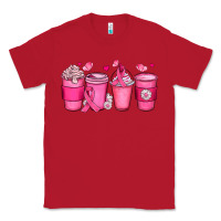 Red breast cancer coffee cups Classic Tee - JahusDesignShop