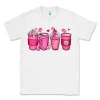 White breast cancer coffee cups Classic Tee - JahusDesignShop