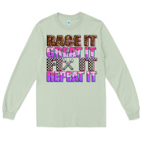Matcha race ıt great ıt fıx ıt repeat ıt Long Sleeve Tee - AdoDesignShop