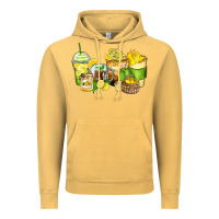 Vintage Mustard lemon farm fresh coffee cups Vintage Hoodie - Zillion Design Studio