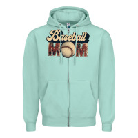 Baseball Mom Zipper Hoodie | Teevron