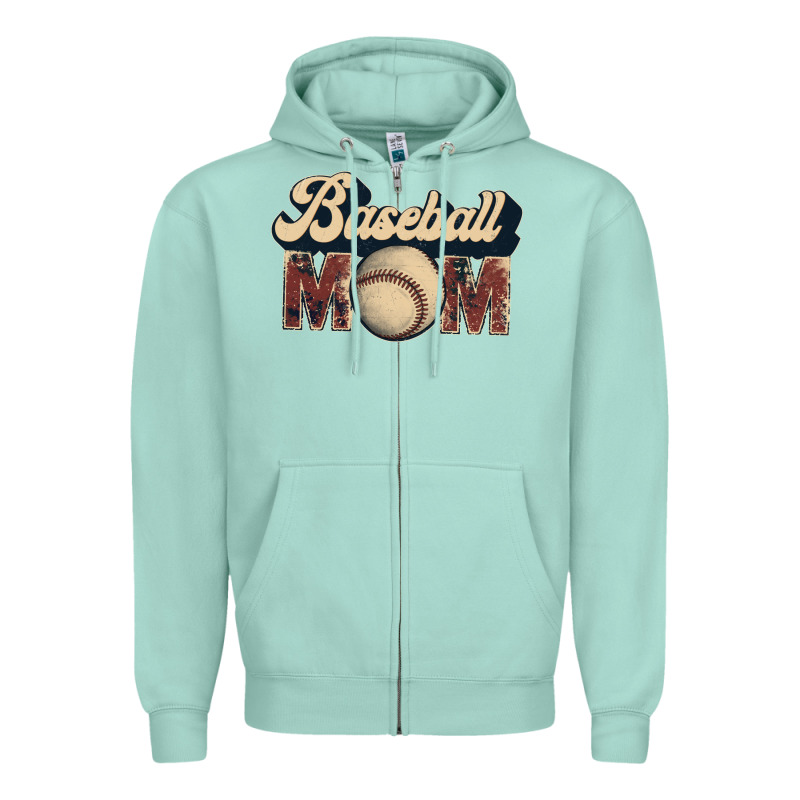 Baseball Mom Zipper Hoodie by JahusDesignShop | Teevron