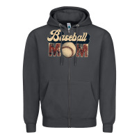 Smoke baseball mom Zipper Hoodie - JahusDesignShop