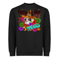 Black mexican day of the dead Heavyweight Sweatshirt - Zillion Design Studio