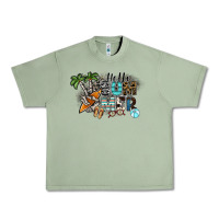 Oil Green hello summer Urban Heavy Tee - SublimationCraftShop