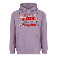 Lavender even cupid need a margarita Heavyweight Hoodie - MaliasSmallBusiness