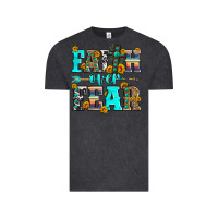 Vintage Black faith over fear Vintage Tee - Zillion Design Studio