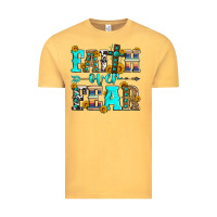 Vintage Mustard faith over fear Vintage Tee - Zillion Design Studio