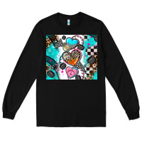 Black race heart Long Sleeve Tee - AdoDesignShop
