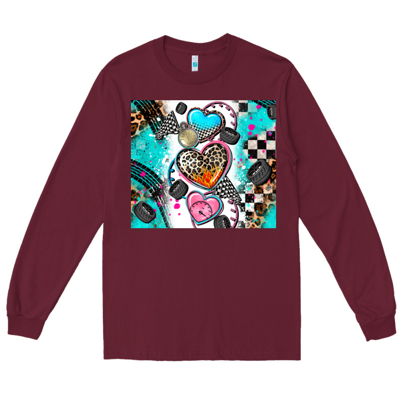 Race Heart Long Sleeve Tee by AdoDesignShop | Teevron