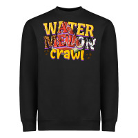 Black watermelon crawl Heavyweight Sweatshirt - texasbilliewilder