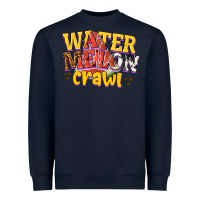 Navy watermelon crawl Heavyweight Sweatshirt - texasbilliewilder