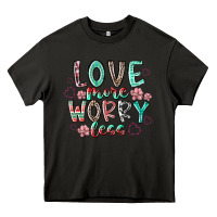 Asphalt love more worry less Heavy Core Tee - RacoonDesign