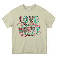 Mossy love more worry less Heavy Core Tee - RacoonDesign