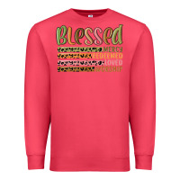 Cardinal retro blessed redeemed quotes Premium Sweatshirt - MaliasSmallBusiness