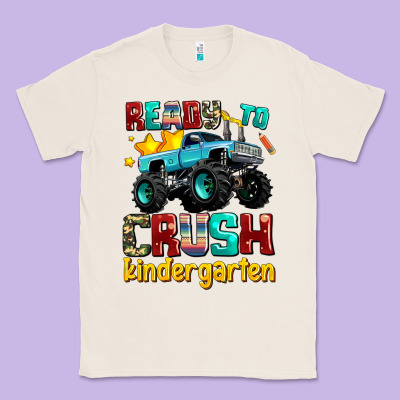 Ready To School Crush Kindergarten Classic Tee Designed By Adodesignshop