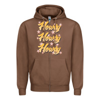 Chestnut howdy howdy howdy Zipper Hoodie - JahusDesignShop