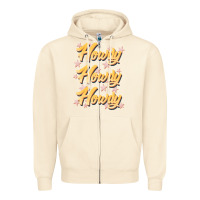 Sandshell howdy howdy howdy Zipper Hoodie - JahusDesignShop