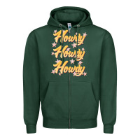Sports Green howdy howdy howdy Zipper Hoodie - JahusDesignShop