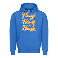 True Royal howdy howdy howdy Zipper Hoodie - JahusDesignShop