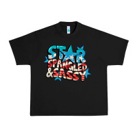 Black Star spangled and sassy 4th of july Urban Heavy Tee - CowGirlArtShop