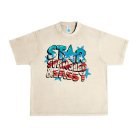 Sandshell Star spangled and sassy 4th of july Urban Heavy Tee - CowGirlArtShop