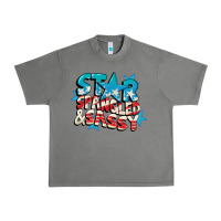 Tornado Star spangled and sassy 4th of july Urban Heavy Tee - CowGirlArtShop