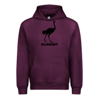 Mauve Wine ALLEGEDLY FUNNY OSTRICH Urban Hoodie - Bettercallsaul