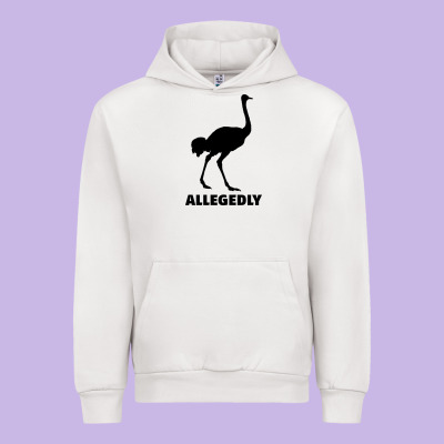Allegedly Funny Ostrich Urban Hoodie Designed By Bettercallsaul