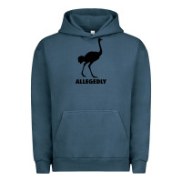 Pigment Midnight Navy ALLEGEDLY FUNNY OSTRICH Urban Hoodie - Bettercallsaul