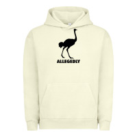 Pigment Pistachio ALLEGEDLY FUNNY OSTRICH Urban Hoodie - Bettercallsaul