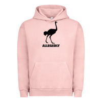 Pigment Salmon ALLEGEDLY FUNNY OSTRICH Urban Hoodie - Bettercallsaul