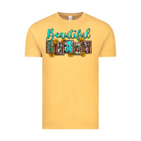 Vintage Mustard beautiful crazy Vintage Tee - Zillion Design Studio