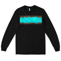 Black turquoise leopard Long Sleeve Tee - JahusDesignShop