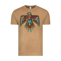 Vintage Camel thunderbird with sunflowers Vintage Tee - BarkalooDesign