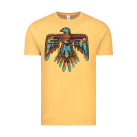 Vintage Mustard thunderbird with sunflowers Vintage Tee - BarkalooDesign