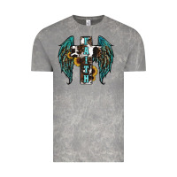 Cloud Rock western wings cross Vintage Tee - RanaPortraitStore