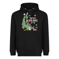 Black bunny saurus rex Heavyweight Hoodie - MaliasSmallBusiness