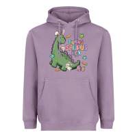 Lavender bunny saurus rex Heavyweight Hoodie - MaliasSmallBusiness