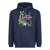 Navy bunny saurus rex Heavyweight Hoodie - MaliasSmallBusiness