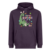 Plum bunny saurus rex Heavyweight Hoodie - MaliasSmallBusiness